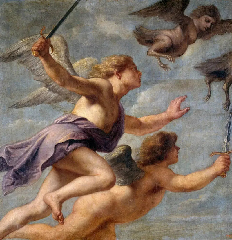 The Persecution of the Harpies - Peter Paul Rubens