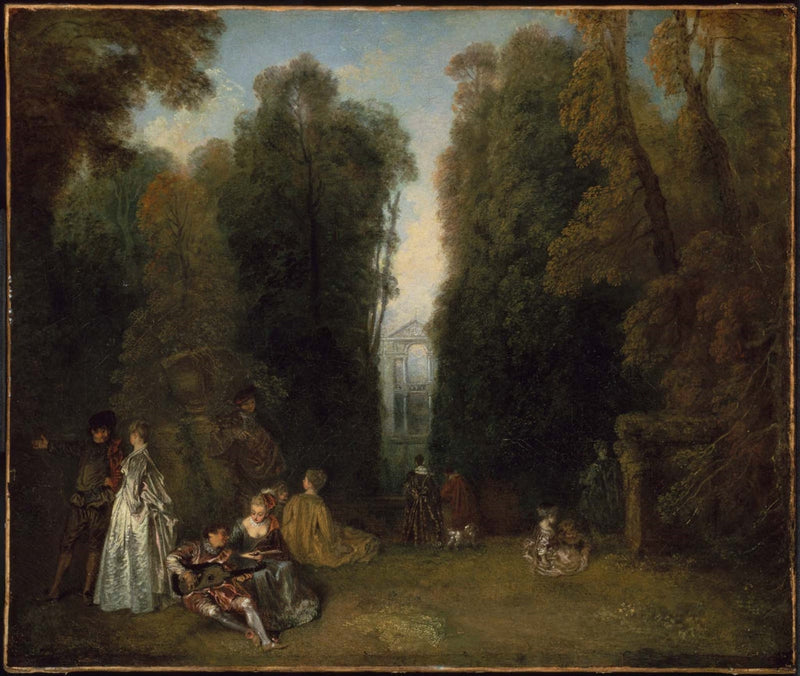The Perspective - Antoine Watteau
