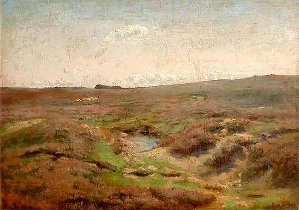 The Little Mare in the Plain and Sheep Herd - Rosa Bonheur