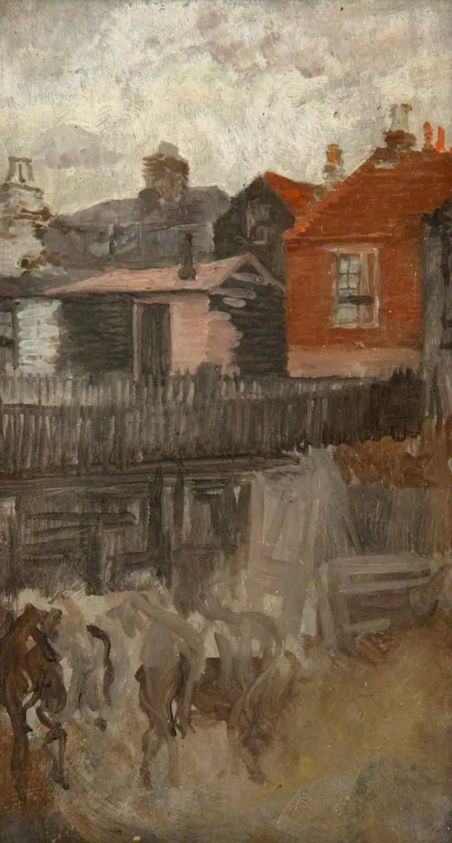 The Little Red House circa 1881 - James Abbott McNeill Whistler