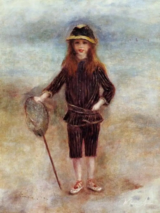 La Petite Pêcheuse (Marthe Berard) - Pierre-Auguste Renoir - Reproductions de tableaux et peintures haut de gamme