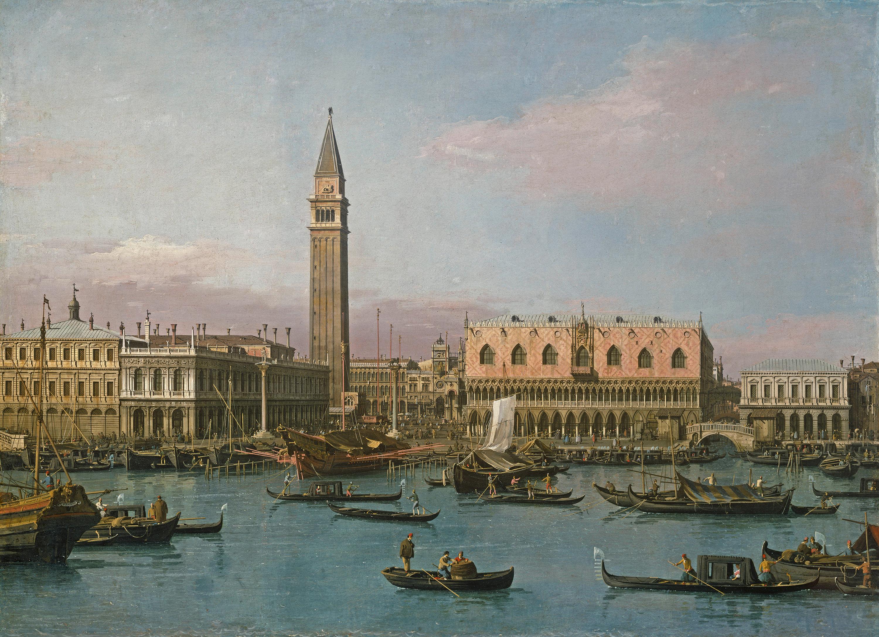 La Piazzetta and the Bacino di San Marco - Canaletto