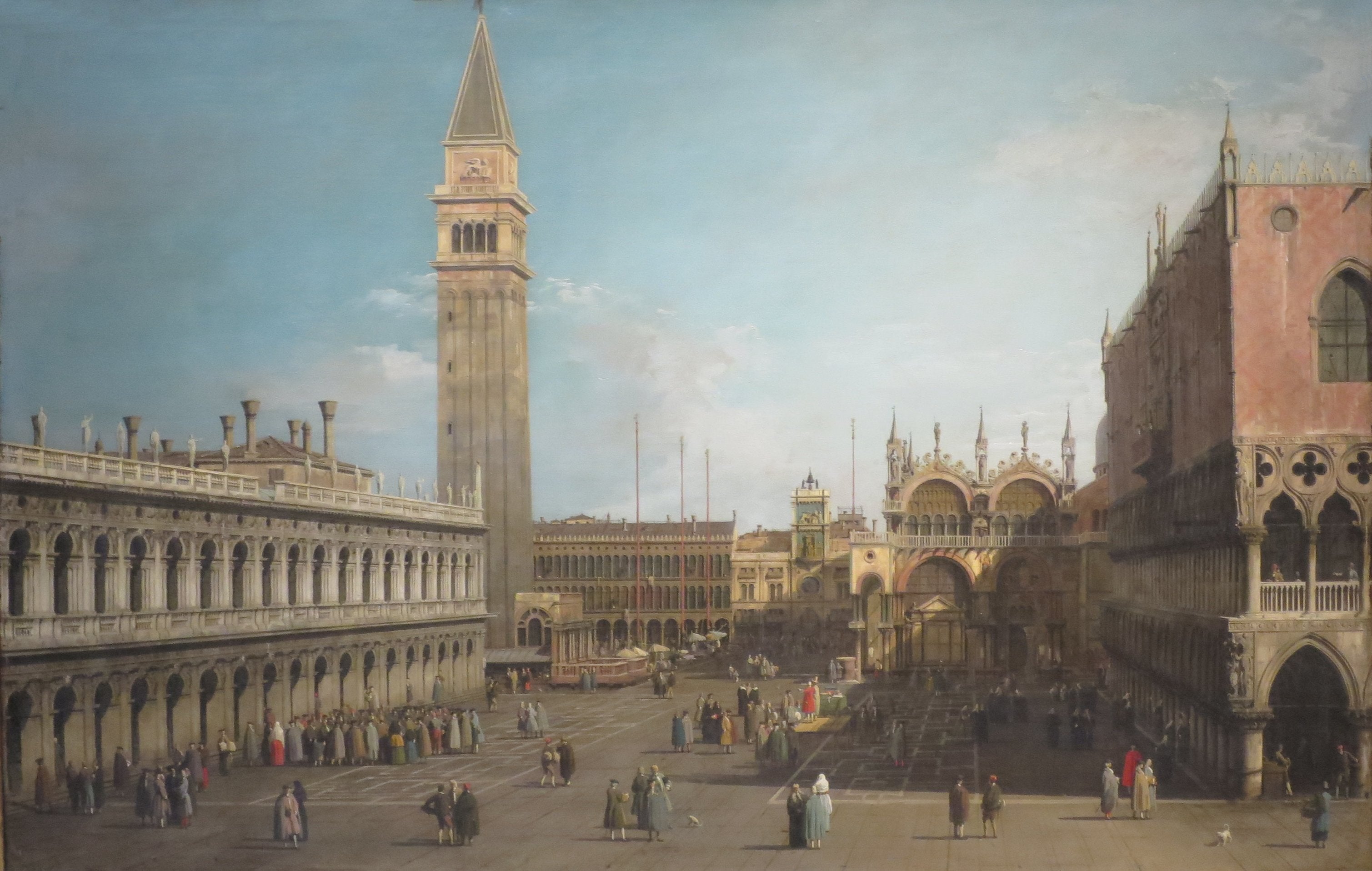 La Piazzetta, Venice, towards the North - Canaletto