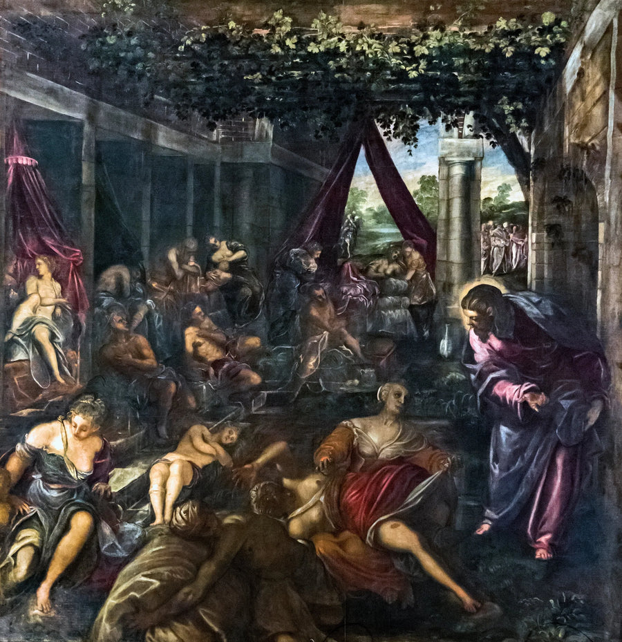 The Probatique Swimming Pool - Jacopo Tintoretto