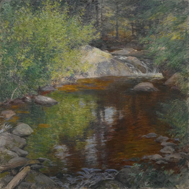 The Pool - Willard Metcalf