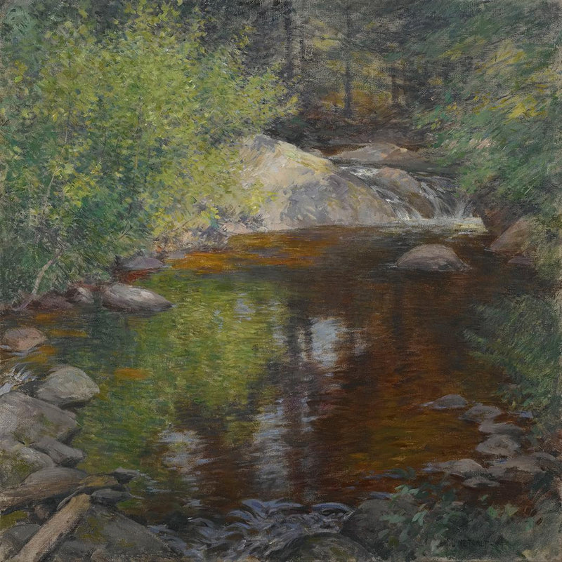 The Pool - Willard Metcalf