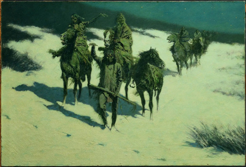 The Ferré Horse Track - Frederic Remington