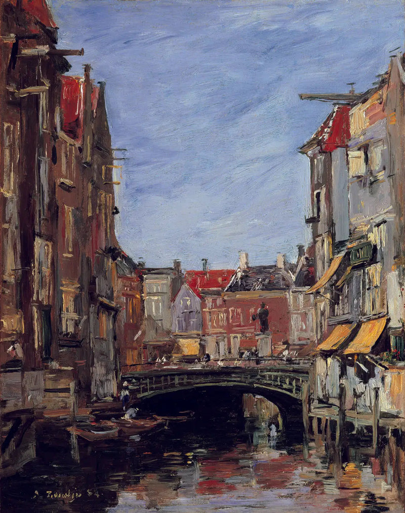The Ary Scheffer Square, Dordrecht - Eugène Boudin