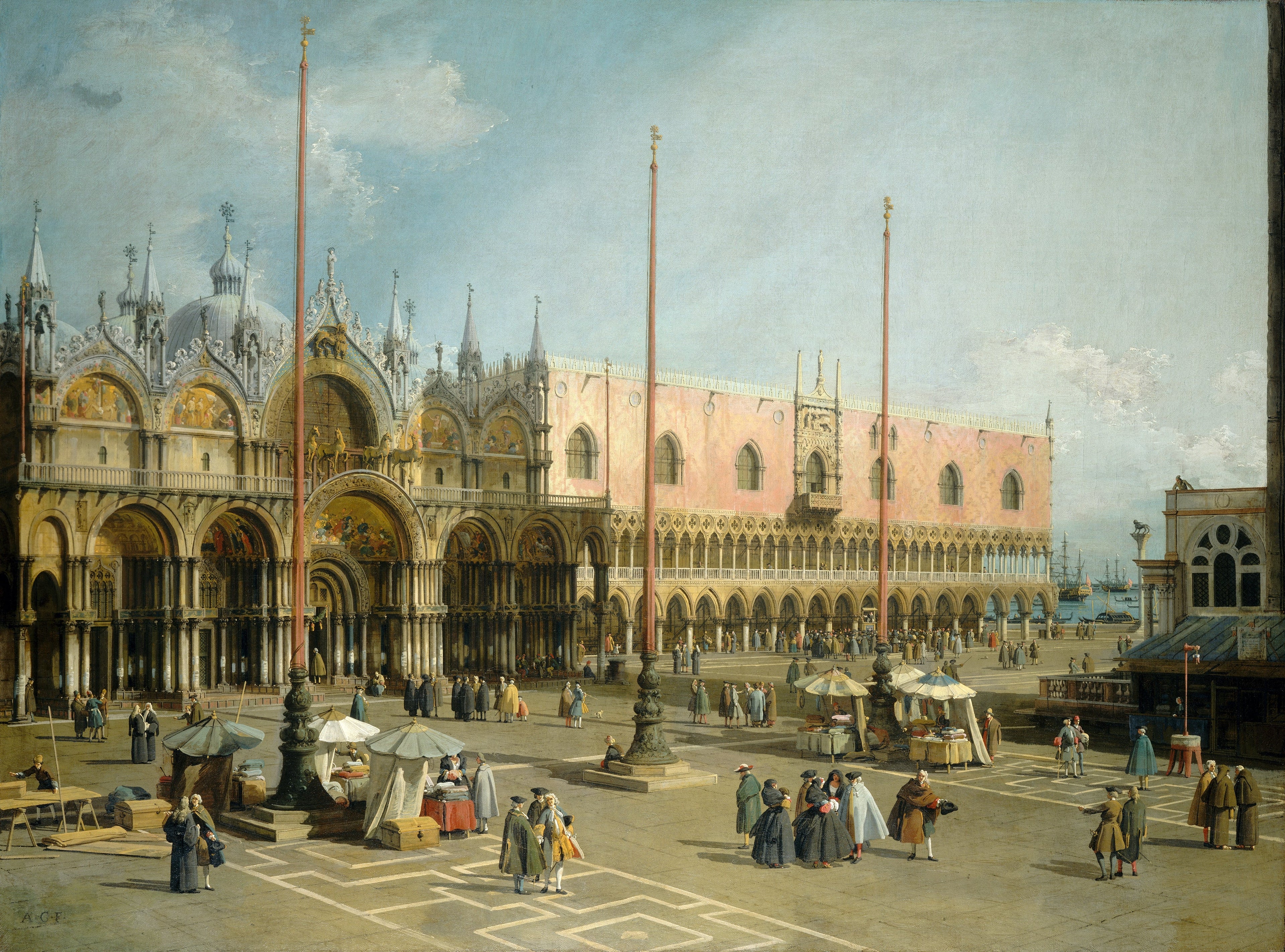 La place Saint-Marc in Venice - Canaletto