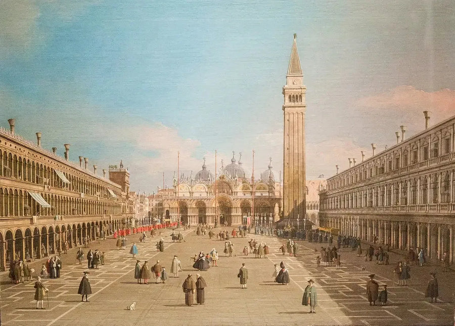 La Place Saint-Marc et la Basilique, Venice - Canaletto