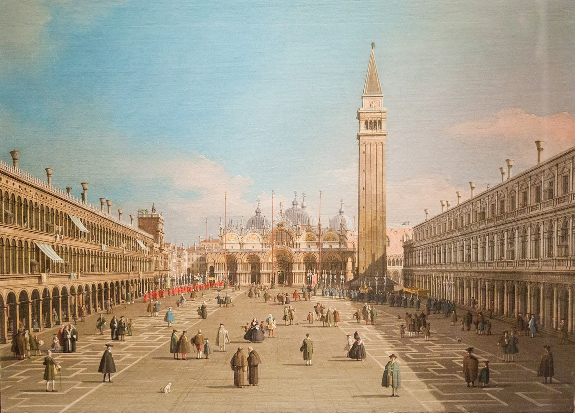La Place Saint-Marc et la Basilique, Venice - Canaletto