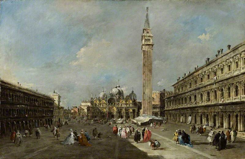 Saint Mark's Square, Venice - Francesco Guardi