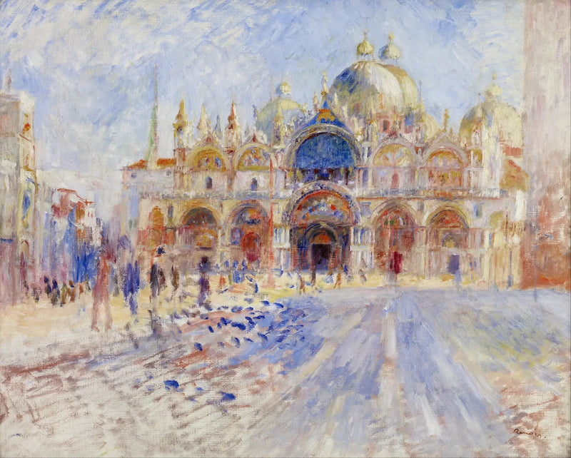 St. Mark's Square, Venice - Pierre-Auguste Renoir