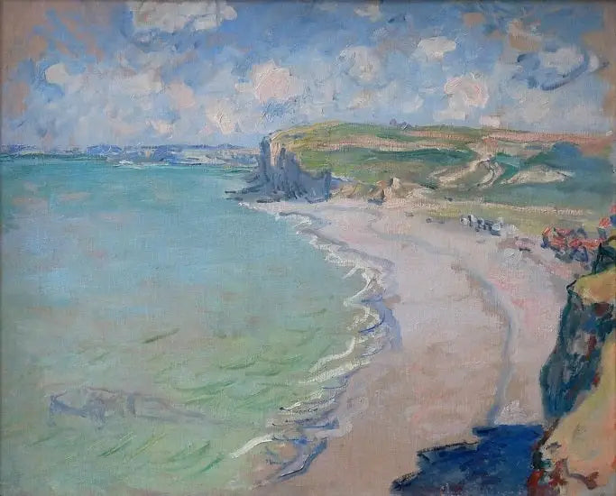The Beach of Pourville - Claude Monet