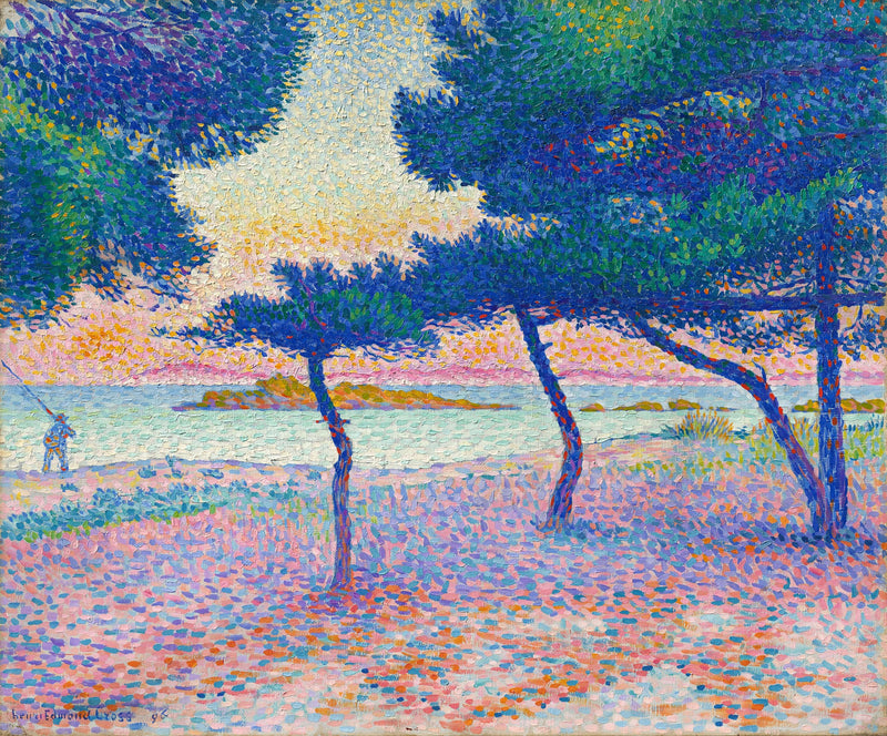 Saint-Clair Beach - Henri-Edmond Cross