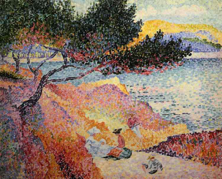 Saint-Clair Beach - Henri-Edmond Cross