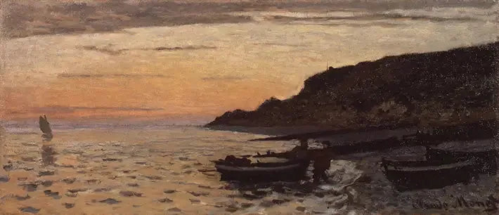 The Beach at Sainte-Adresse - Claude Monet