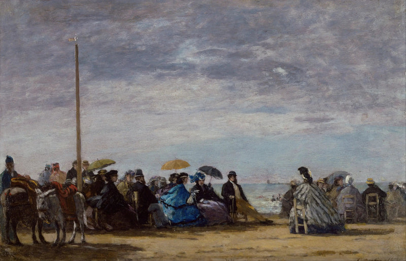 The Beach - Eugène Boudin