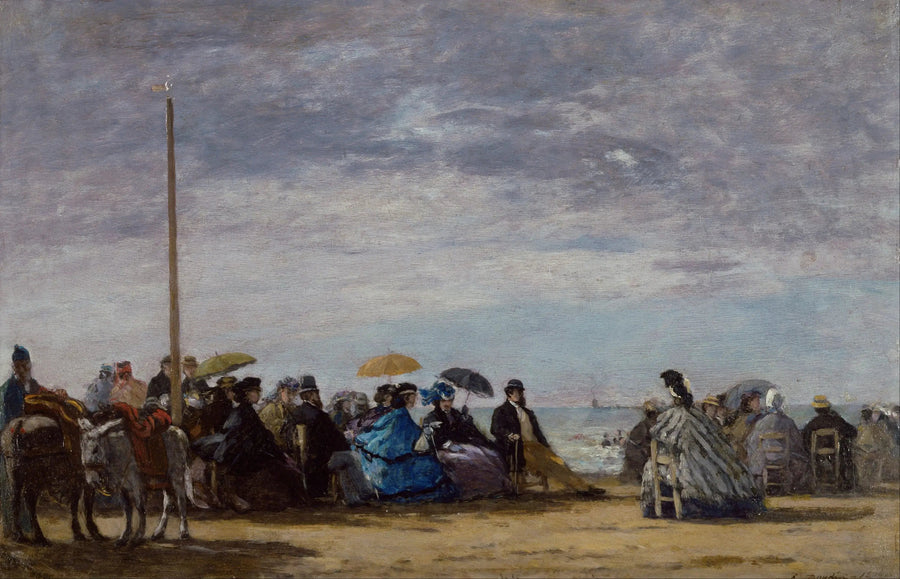 The Beach - Eugène Boudin
