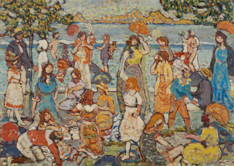 The beach - Maurice Prendergast
