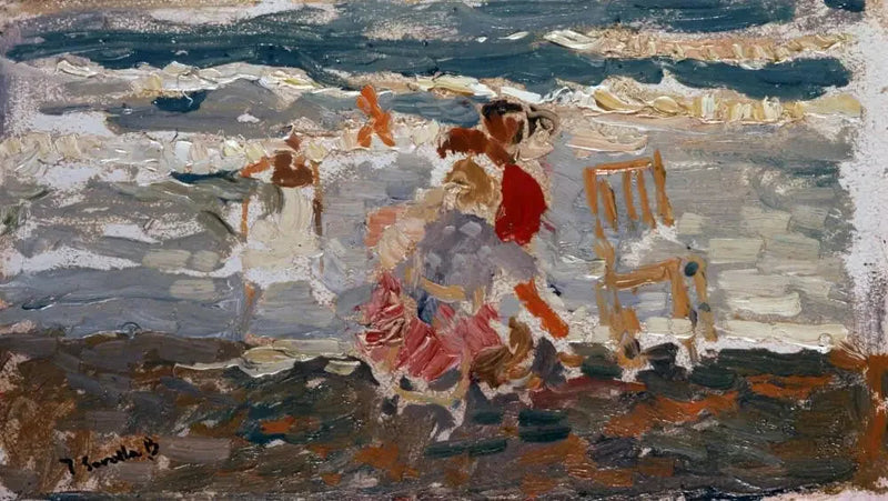The Beach, Valencia (Children) - Joaquín Sorolla