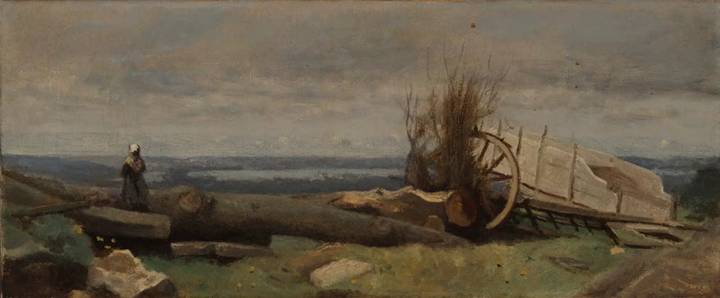 The Plain of La Beauce - Jean-Baptiste Camille Corot