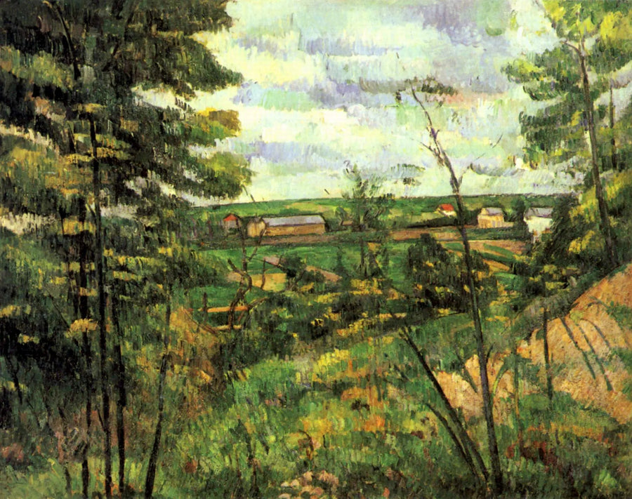 The Plain of Saint-Ouen-l'Aumône seen from the Chou quarries - Paul Cézanne