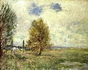 The Plain of Veneux-Nadon - Alfred Sisley
