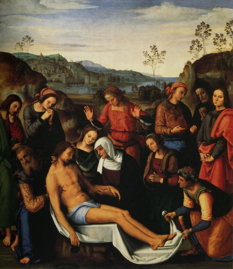 The Complaint on the Dead Christ - Pietro Perugino
