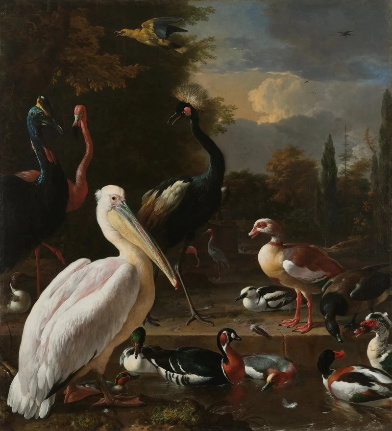 The Floating Feather - Melchior de Hondecoeter