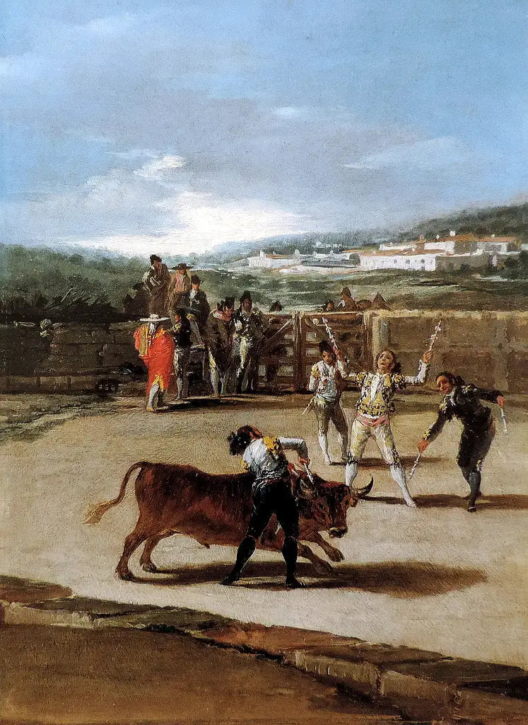 The Placement of the Banderillas - Francisco de Goya