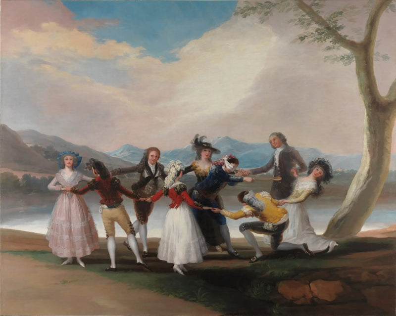 The Blind Hen - Francisco de Goya