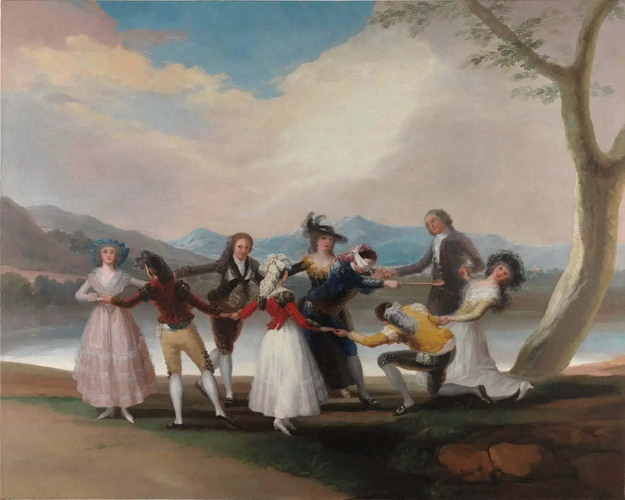 The Blind Hen - Francisco de Goya