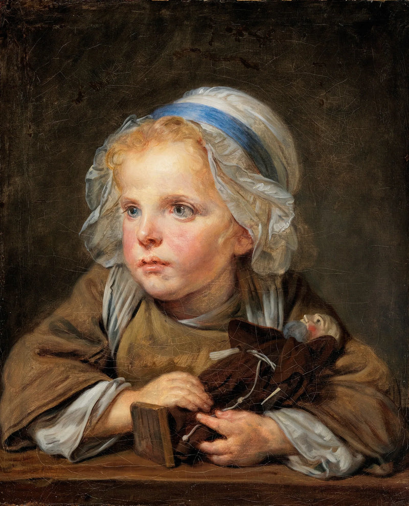 The Capucine Doll - Jean-Baptiste Greuze