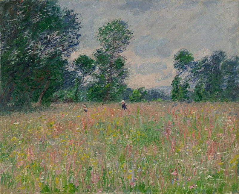 The Flower Meadow - Claude Monet