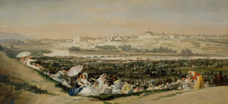 The Meadow of Saint Isidore - Francisco de Goya