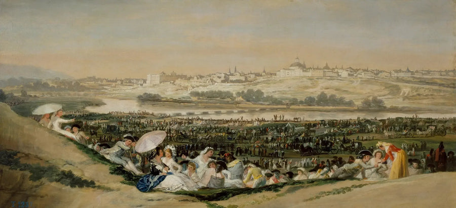 The Meadow of Saint Isidore - Francisco de Goya