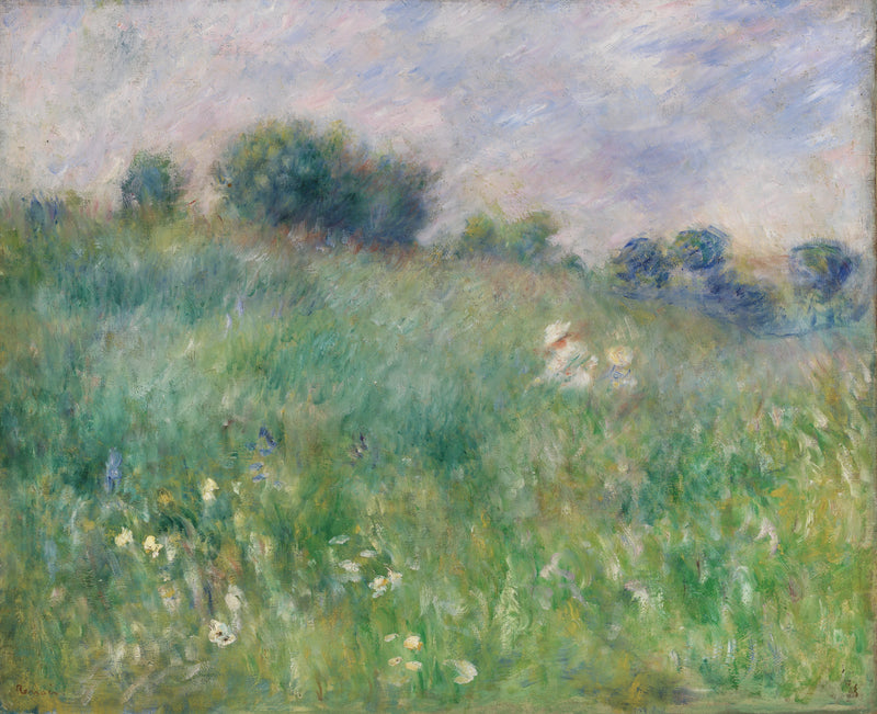 The Meadow - Pierre-Auguste Renoir