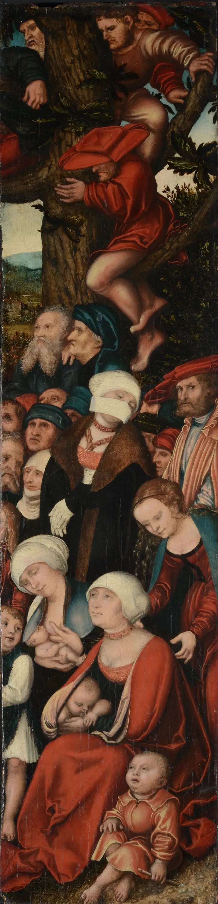 The Preaching of Saint John the Baptist - Lucas Cranach the Elder