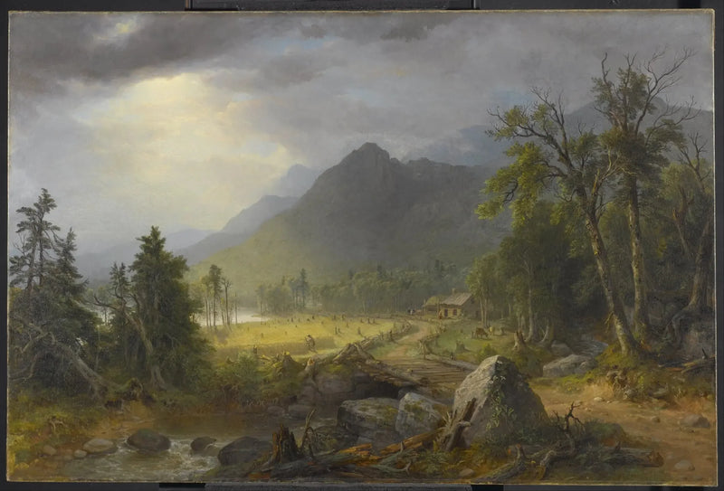 The First Harvest in the Desert - Asher Brown Durand