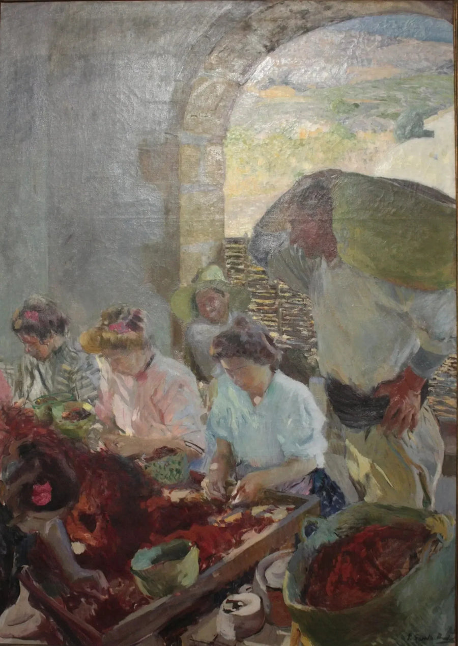 The Preparation of Raisins - Joaquín Sorolla