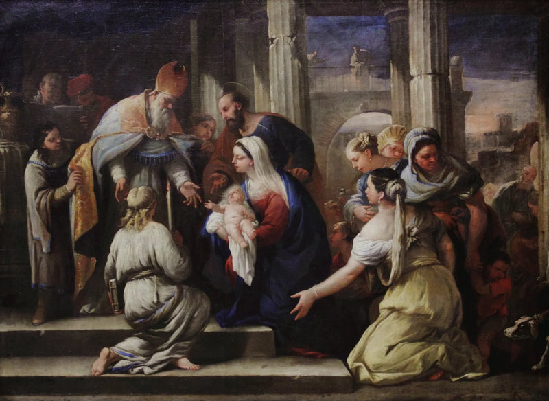 The Presentation at the Temple - Luca Giordano