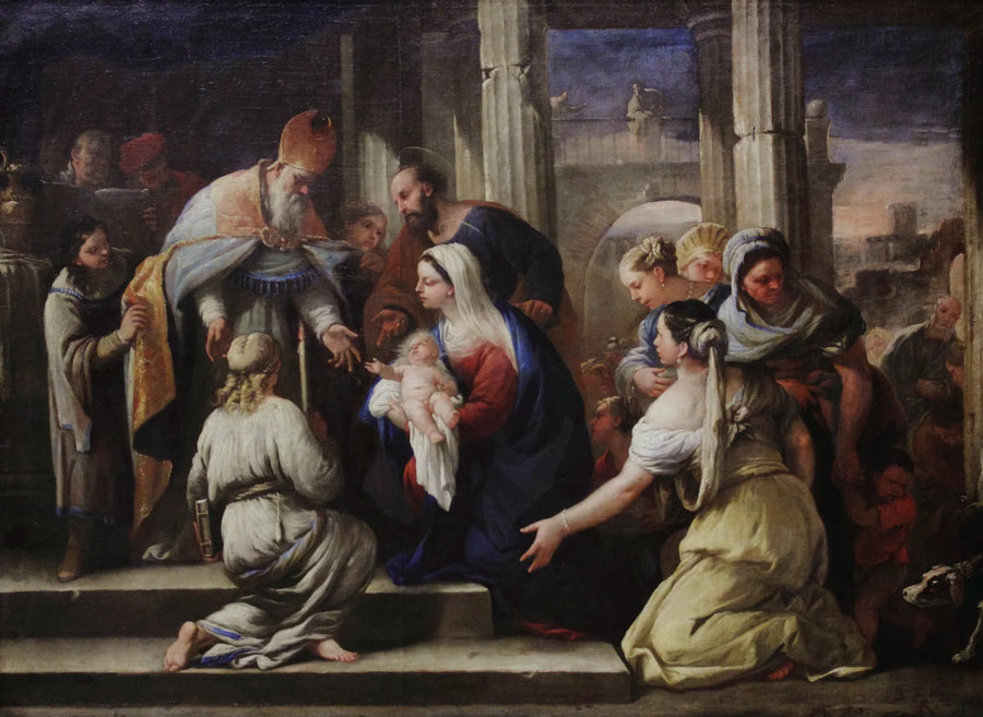 The Presentation at the Temple - Luca Giordano