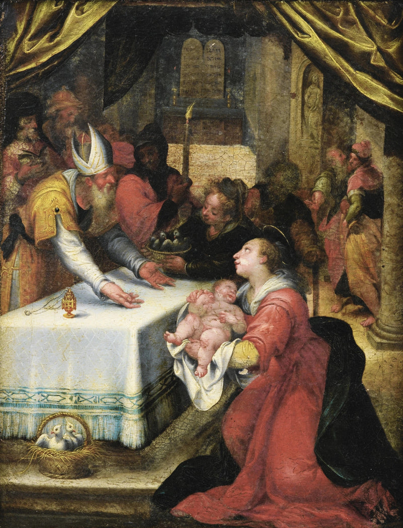 The Presentation of Jesus at the Temple - Denis Calvaert