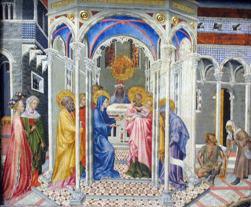 The Presentation of Jesus at the Temple - Giovanni di Paolo
