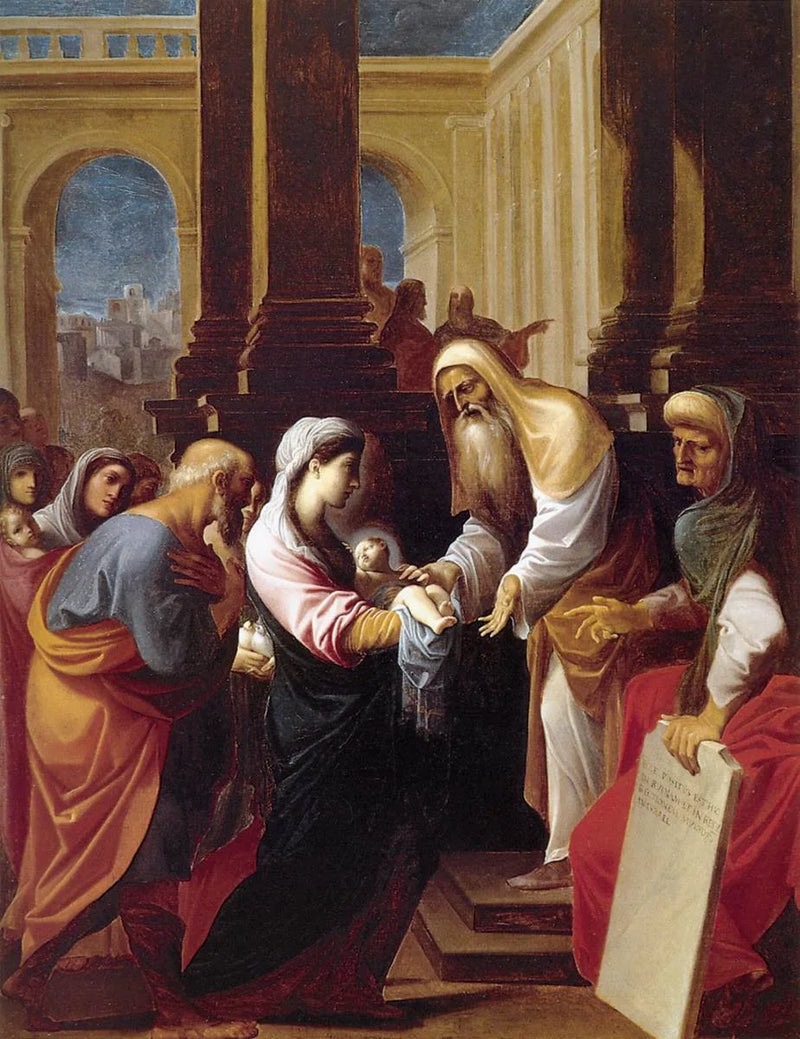 The Presentation of the Child Jesus at the Temple - Ludovico Carracci