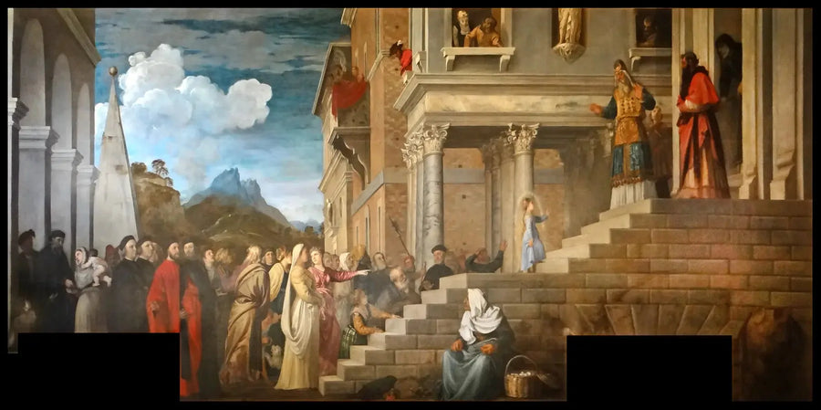 The Presentation of Mary at the Temple - Titian