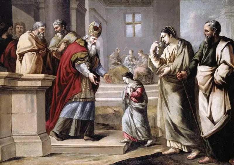 The Presentation of the Virgin at the Temple - Pierre Mignard