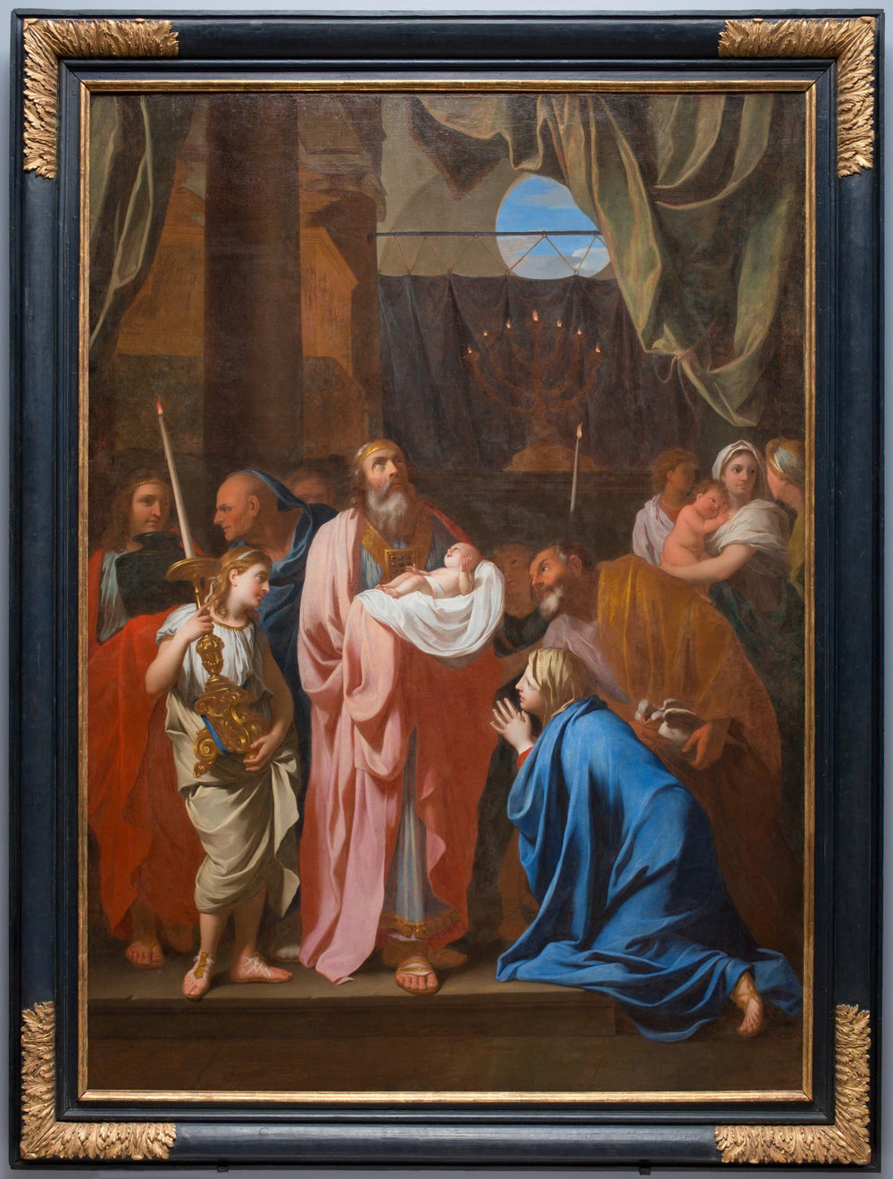La Présentation du Christ au Temple - Charles Le Brun image 1 tableau peint à l’huile sur toile