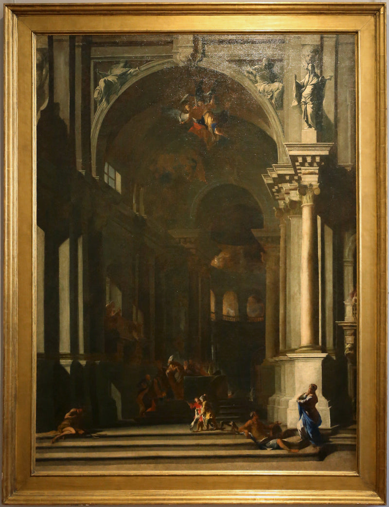 The presenter at the Temple - Andrea Pozzo